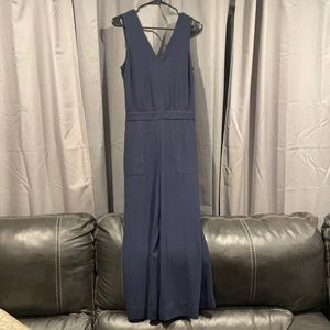 Blue jumpsuit